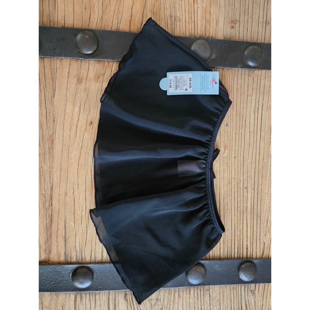 Cat and Jack Black Sheer Tutu Dance Ballet Skirt sz XS New - Picture 3 of 3